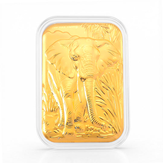 EXKLUSIVES GESCHENK - 999er Goldfolie mit Rose-Motiv 10mg
