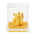 Feng-Shui-Maneki-Neko Glückskatze aus 999er Feingold, 10mg