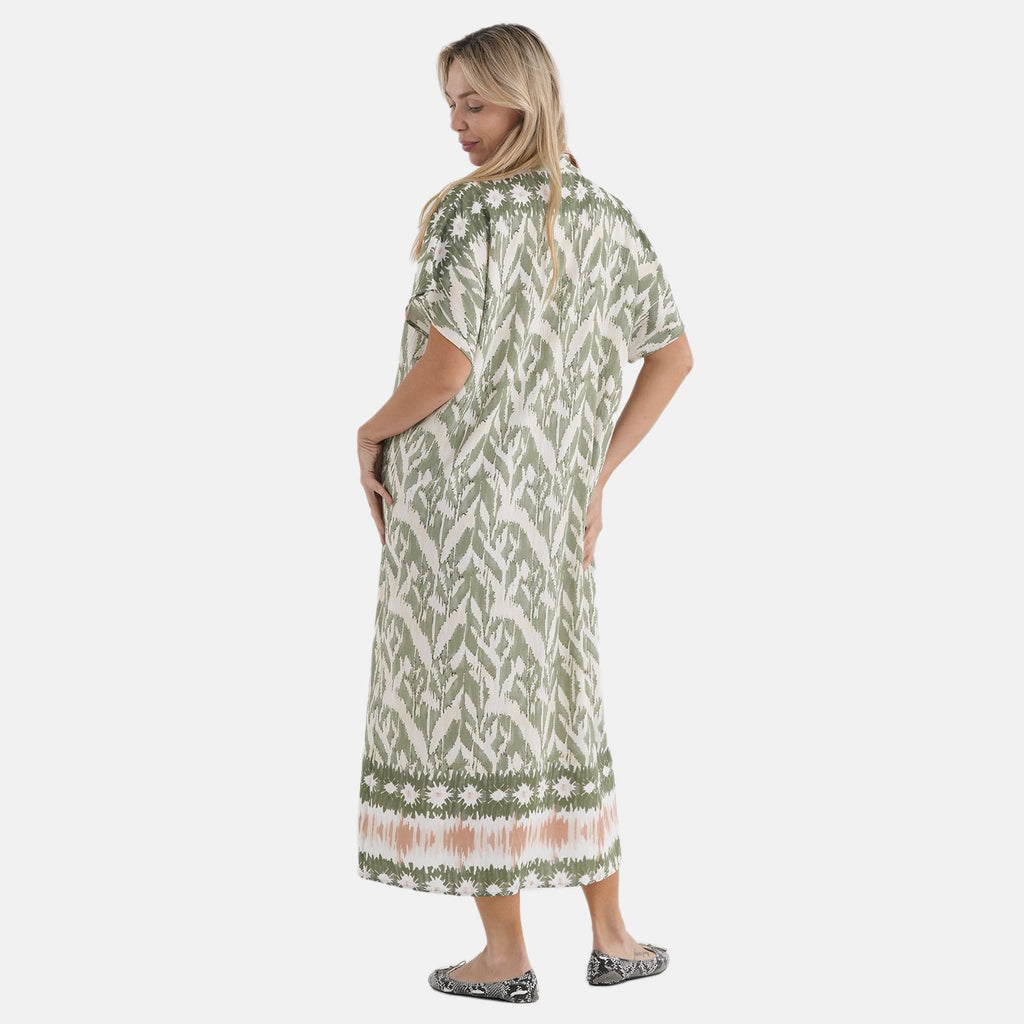 La Marey  woven long print  dresses