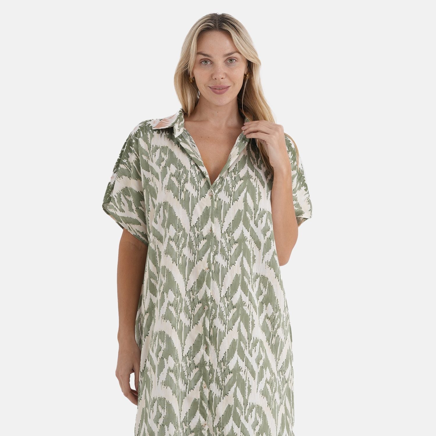 La Marey  woven long print  dresses