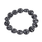 Hämatit Armband Flexibles (ca. 18-19 cm) ca. 109,00 ct.