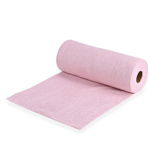 Wiederverwendbare Abreiß-Mikrofaser-Handtuchrolle - 30x30cm, 30 Tücher/Rolle, 180gsm, Gelb