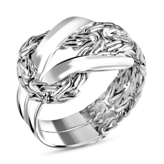 D'Joy 925 Silber Ring (Größe 17.00) ca. 7,55g