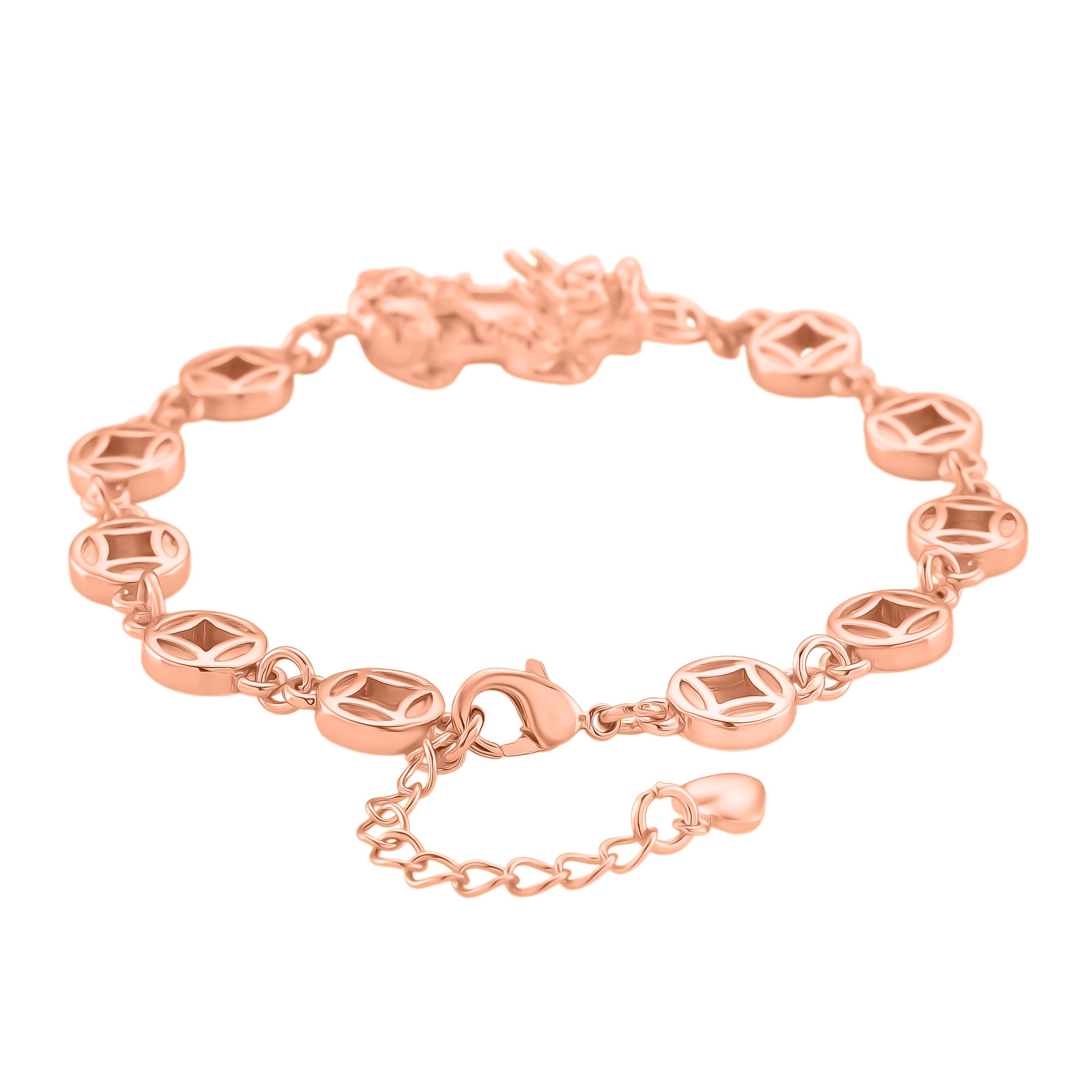 Nickelfreies Messing Armband ca. 18 cm + 2.5 cm Extender, ca. 13,50g
