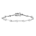 EVER TRUE Weißer Diamant Armband ca. 19 cm Nickelfreies Messing