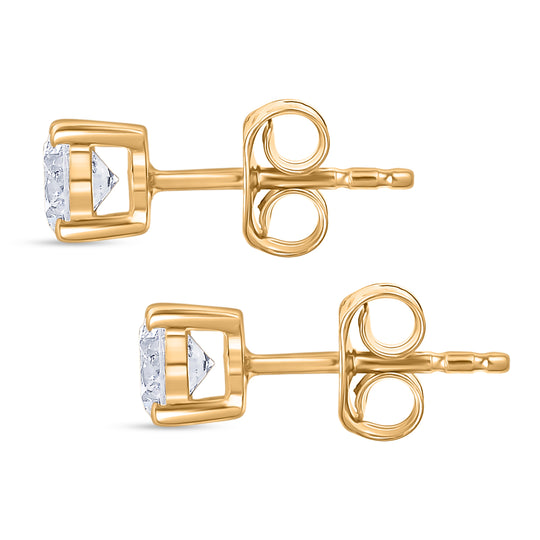 LUXURIANT DIAMOND - Lab Grown Diamant SI-GH SGL zertifiziert Ohrringe 925 Silber rhodiniert ca. 1.00 ct