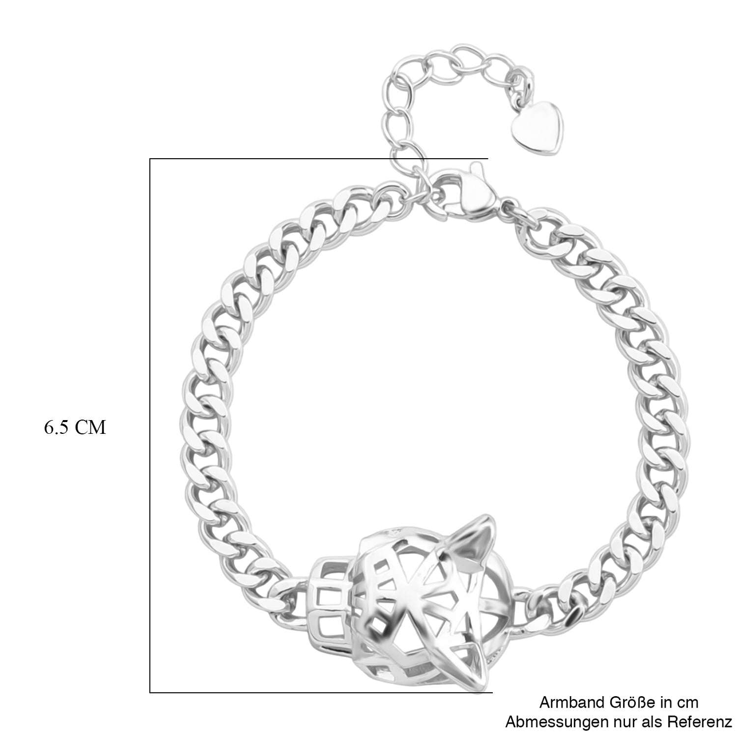 Grüner Kristall Armband ca. 19 cm + 5 cm Extender, Nickelfreies Messing