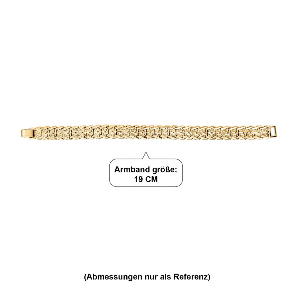Nickelfreies Messing Armband ca. 19 cm ca. 17,50g