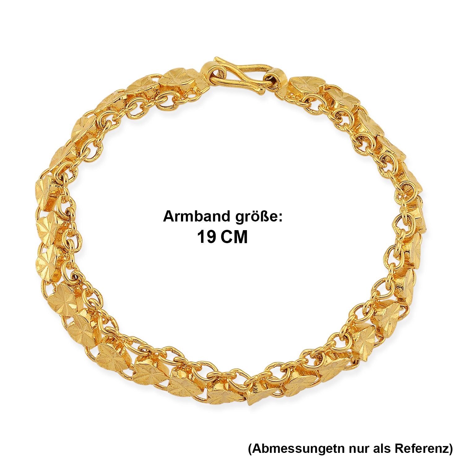 Nickelfreies Messing Armband ca. 19 cm ca. 15,30g