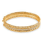 LUXURIANT DIAMOND - Lab Grown Diamant SI-GH Armreif ca. 19 cm 925 Silber 916 Gelbgold Vermeil ca. 2,50 ct.