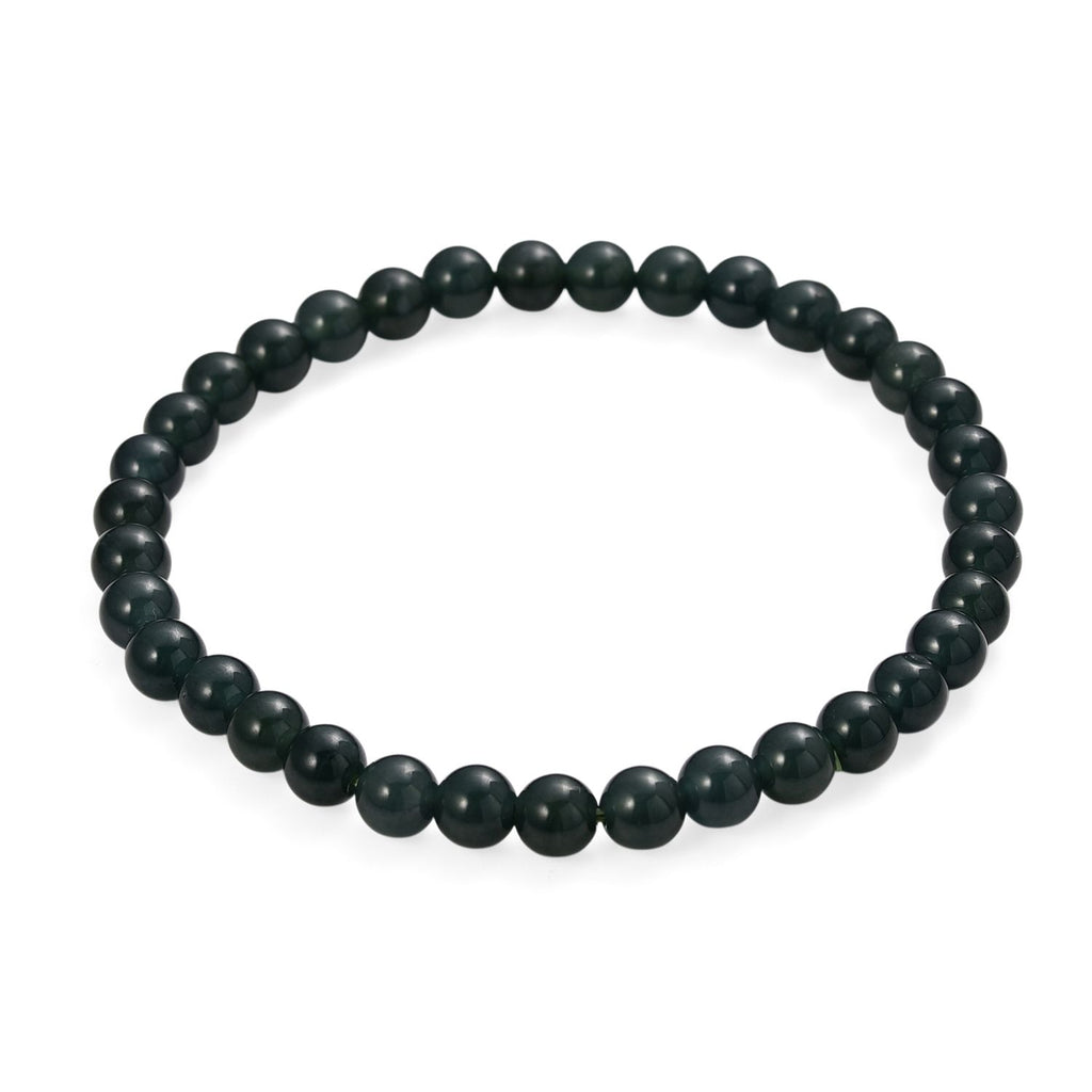 ALLE ERSTE MAL AAA Natürlicher Olmek Jadeit Armband Flexibles (18-19 cm) ca. 55,00 ct.