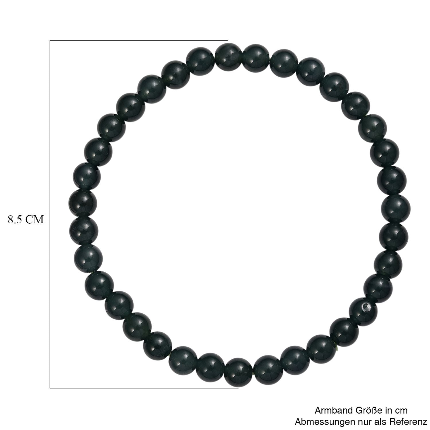 ALLE ERSTE MAL AAA Natürlicher Olmek Jadeit Armband Flexibles (18-19 cm) ca. 55,00 ct.