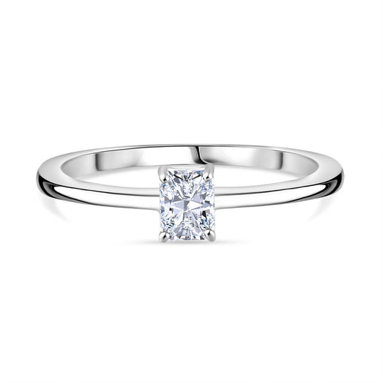 LUXURIANT DIAMOND - Lab Grown Diamant VS-EF Ring 925 Silber rhodiniert (Größe 20.00) ca. 0,50 ct