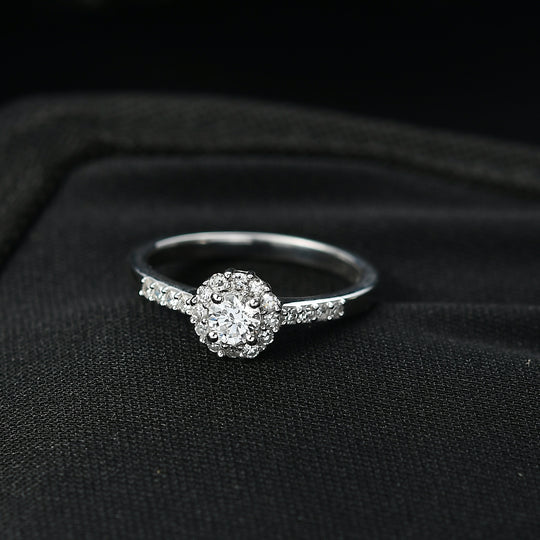 LUXURIANT DIAMOND - Lab Grown Diamant SI-GH Ring 925 Silber rhodiniert (Größe 18.00) ca. 0.50 ct