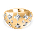D'Joy Moissanit Ring, 925 Silber 750 vergoldet - 0,32 ct.