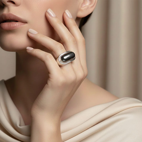 Terahertz Ring Nickelfreies Messing (Größe 16.00) ca. 10,00 ct