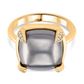 Terahertz Ring Nickelfreies Messing vergoldet (Größe 16.00) ca. 10,00 ct