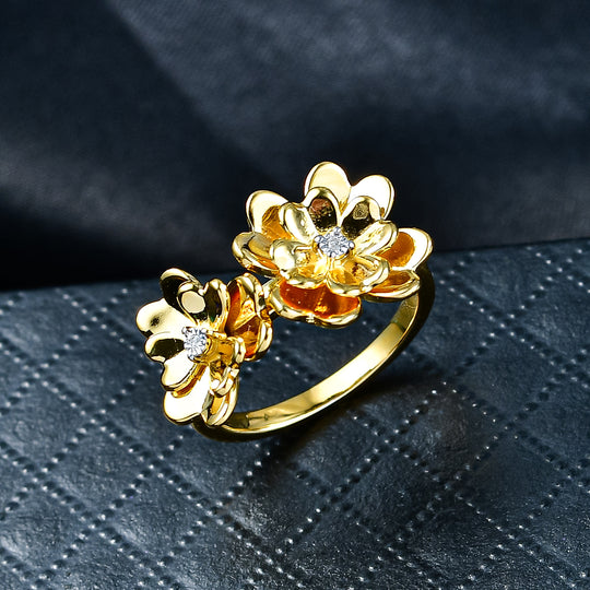EVER TRUE Weißer Diamant Ring Nickelfreies Messing (Größe 18.00)