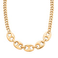 Designer Inspirierter Halskette, Goldfarben ca. 50 cm ca. 89,50g