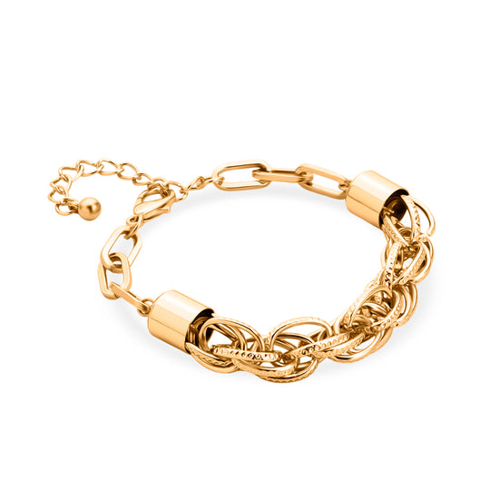 Gelb Armband ca. 19 cm + 5 cm Extender, ca. 17,50g