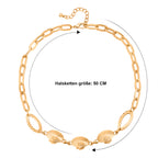 Gelb Halskette ca. 50 cm + 5 cm Extender, ca. 38,50g
