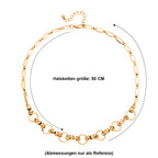 Gelb Halskette ca. 50 cm + 5 cm Extender, ca. 28,50g
