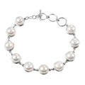 EverTrue Süßwasser Perle 19cm Armband in Silberton