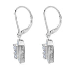 LUXURIANT DIAMOND - Lab Grown Diamant SI-GH Ohrringe 925 Silber Rhodiniert ca. 2,00 ct.