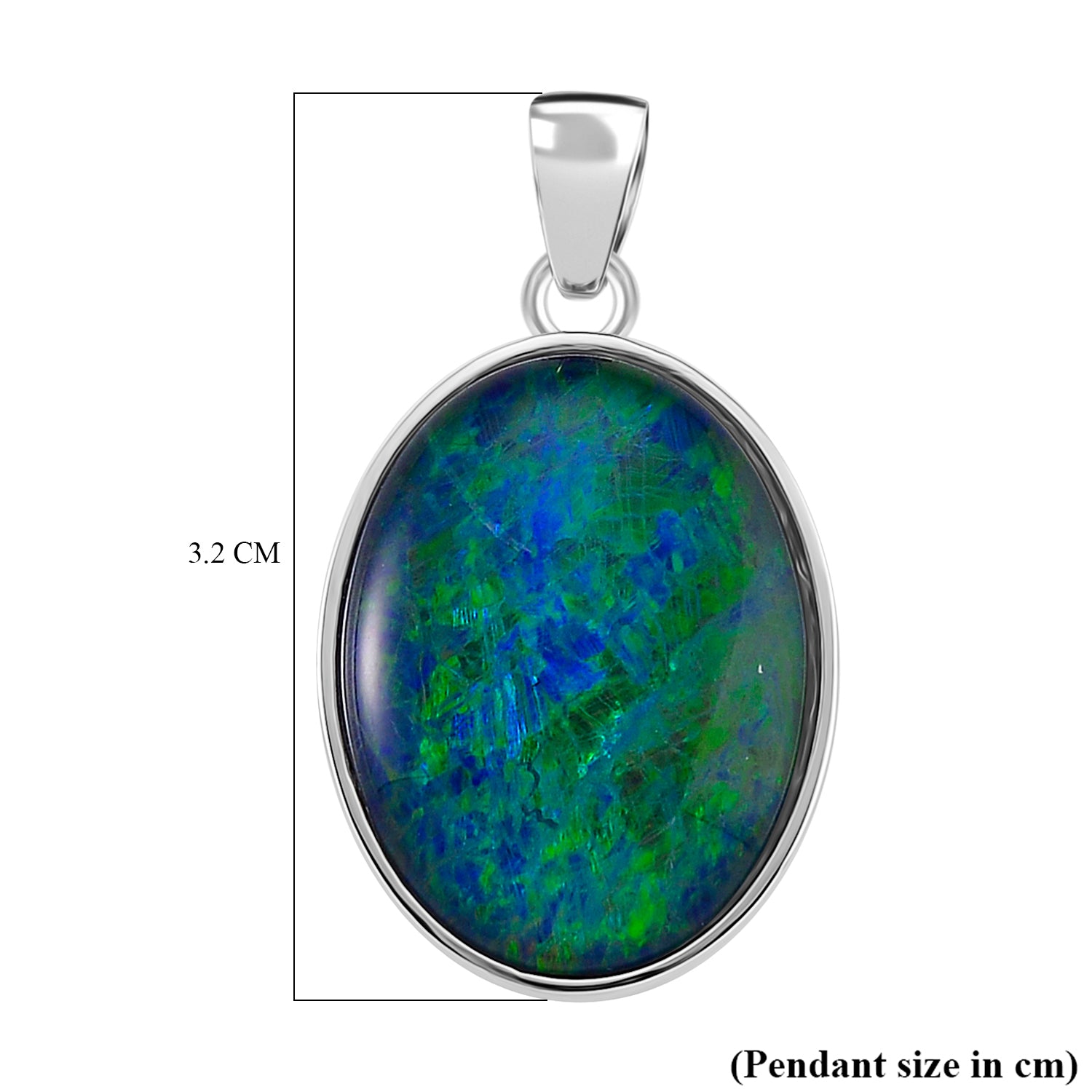 Rhapsody AAAA Boulder Opal Triplette Anhänger 950 Platin ca. 0.71 ct