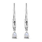 D'Joy Tansanit Ohrringe 925 Silber rhodiniert ca. 1,29 ct.