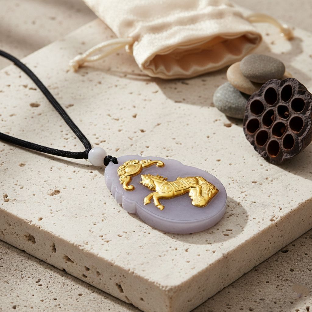 Weiße Jade Halskette Flexibles (ca. 70 cm) 999 Gelb Gold ca. 85,00 ct.