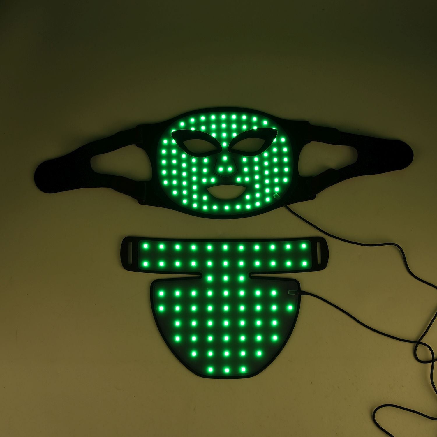 BEAUTECH Gesichts und Dekolleté maske, LED Lichttherapie, Schwarz