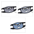 BEAUTECH Gesichts und Dekolleté maske, LED Lichttherapie, Schwarz