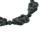 Olmek Jadeit Armband Flexibles (15.25- 23 cm) ca. 85,00 ct.