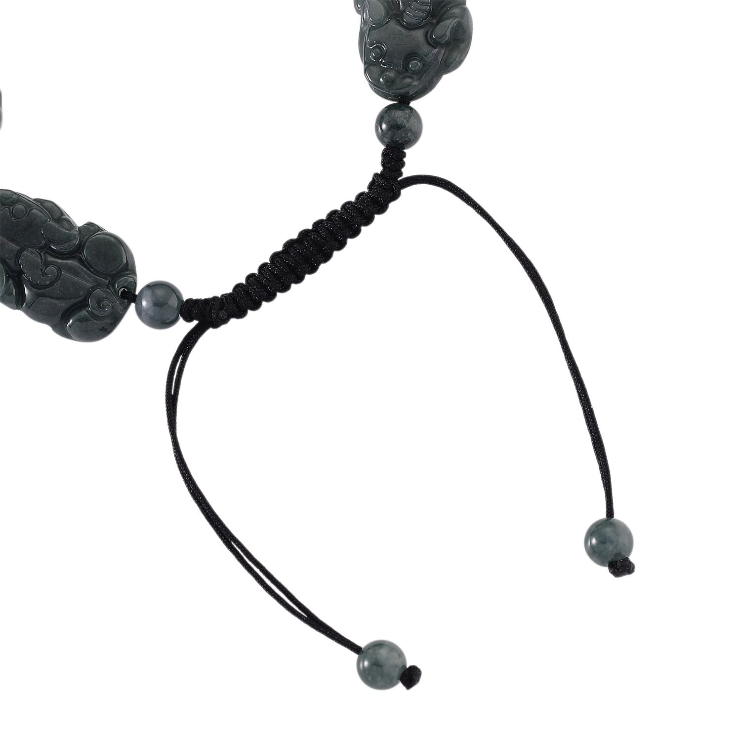 Olmek Jadeit Armband Flexibles (15.25- 23 cm) ca. 85,00 ct.