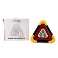 Solar-Stativleuchte, 3COB, IP44, 2400mAh, 27x24x5cm, Gelb Rot