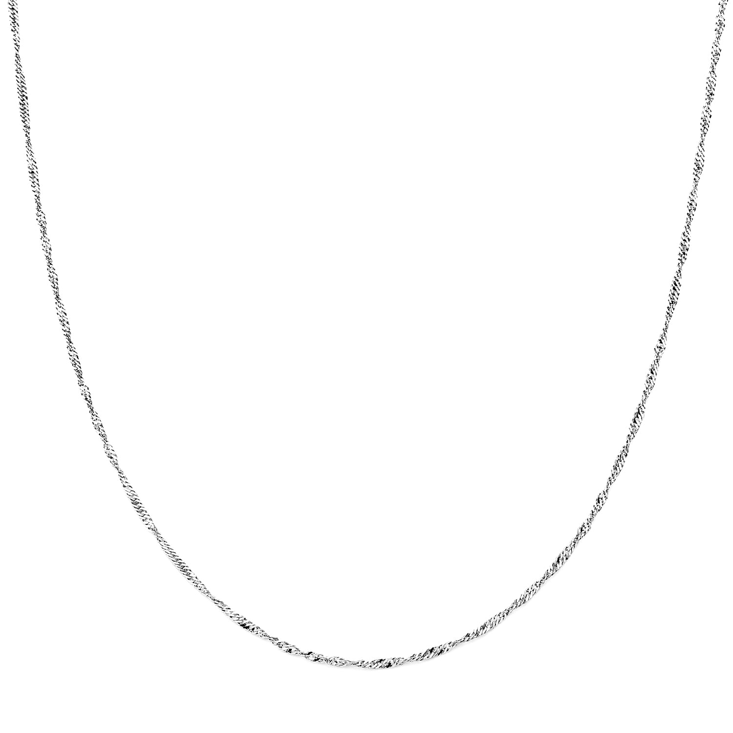 EXKLUSIVES ANGEBOT 950 Platin Singapurkette ca. 45 cm ca. 1,50g