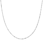 EXKLUSIVES ANGEBOT 950 Platin Singapurkette ca. 45 cm ca. 1,50g