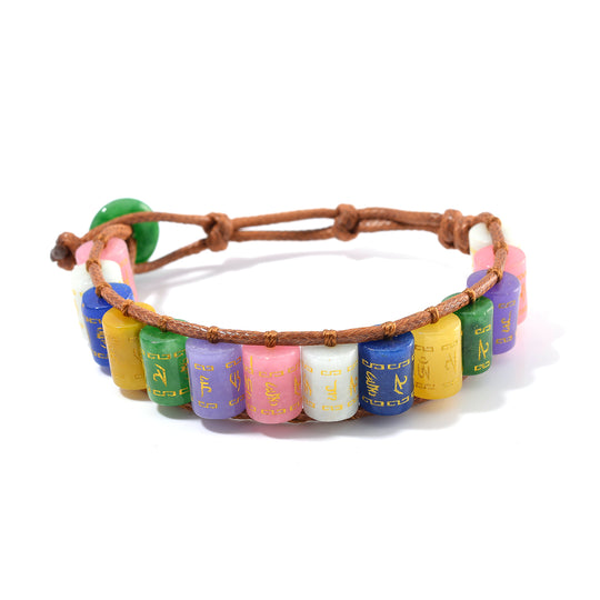 Mehrfarbig Jade Armband Flexibles (gefärbte) ca. 215.00 ct