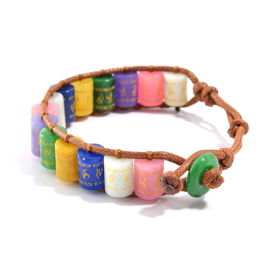 Grüne Jade Armband Flexibles (gefärbte) ca. 215.00 ct