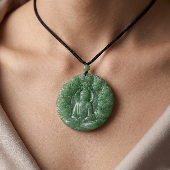 Grüne Jade Halskette Flexibles cm ca. 155.00 ct