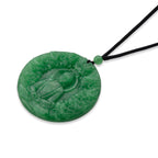 Grüne Jade Halskette Flexibles cm ca. 155.00 ct