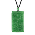 Grüne Jade Halskette Flexibles cm ca. 105.00 ct
