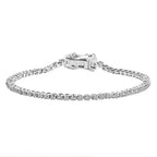 D'Joy Lab Grown Diamant I2-I3 Armband ca. 16.5 cm 925 Silber Rhodiniert ca. 1,00 ct.