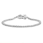 D'Joy Lab Grown Diamant I2-I3 Armband ca. 20 cm 925 Silber Rhodiniert ca. 1,00 ct.