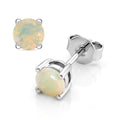Natürliche, äthiopische Welo Opal Ohrringe - 0,90 ct.