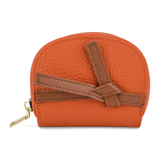 Leder Kartenetui mit RFID Schutz und Reißverschlussfach 10.5 x 8.5 x 2.5 cm Khaki