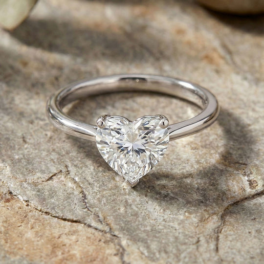 LUXURIANT DIAMOND - Lab Grown Diamant VS-EF IGI zertifiziert Ring 950 Platin (Größe 20.00) ca. 3.00 ct