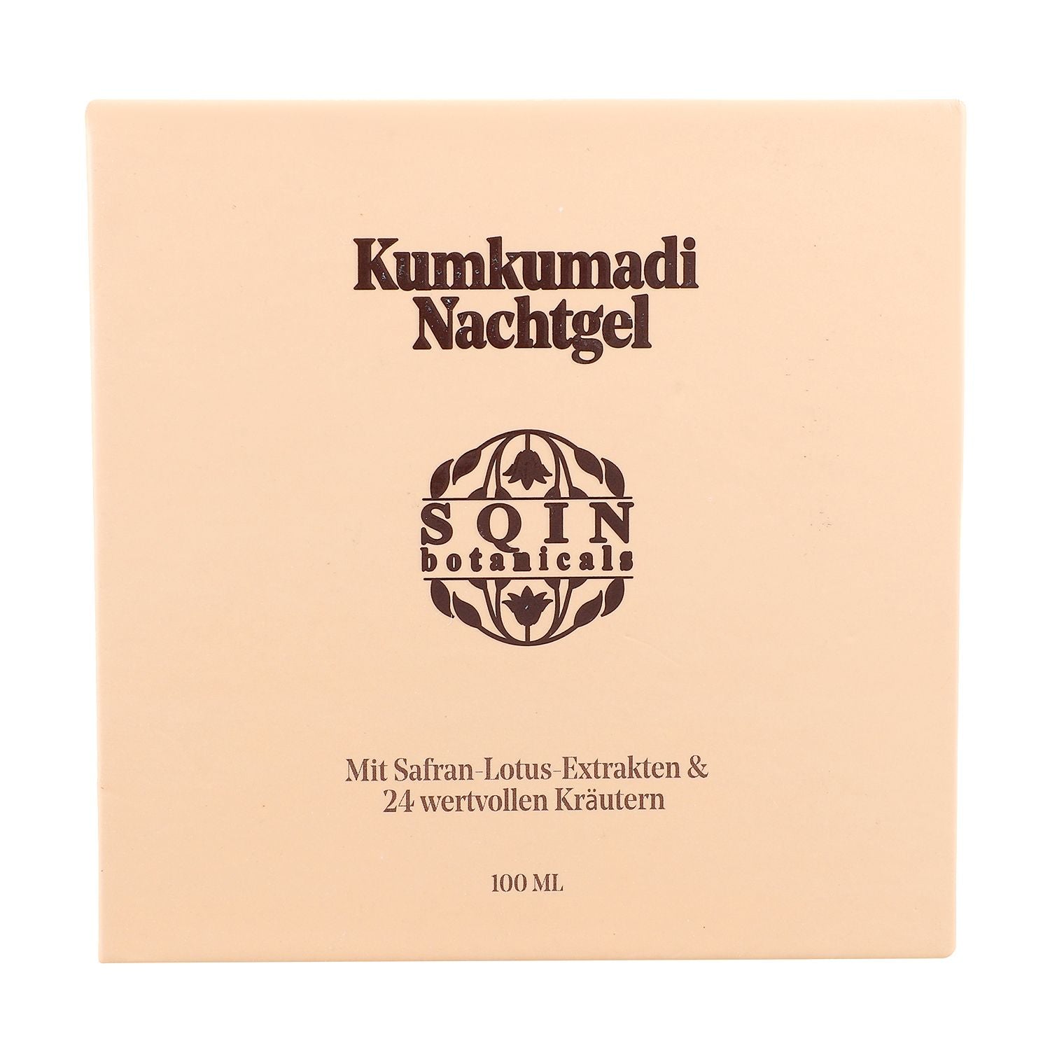 SQIN Botanicals Kumkumadi Kollektion mit Körperöl (100ml), Gesichtsöl (50ml), Cold Cream (100ml), und Nachtgel (100ml)