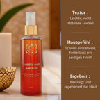SQIN Botanicals Kumkumadi Kollektion mit Körperöl (100ml), Gesichtsöl (50ml), Cold Cream (100ml), und Nachtgel (100ml)
